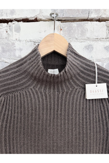 Foggy Mock Jumper - Taupe - DUNE + SALT