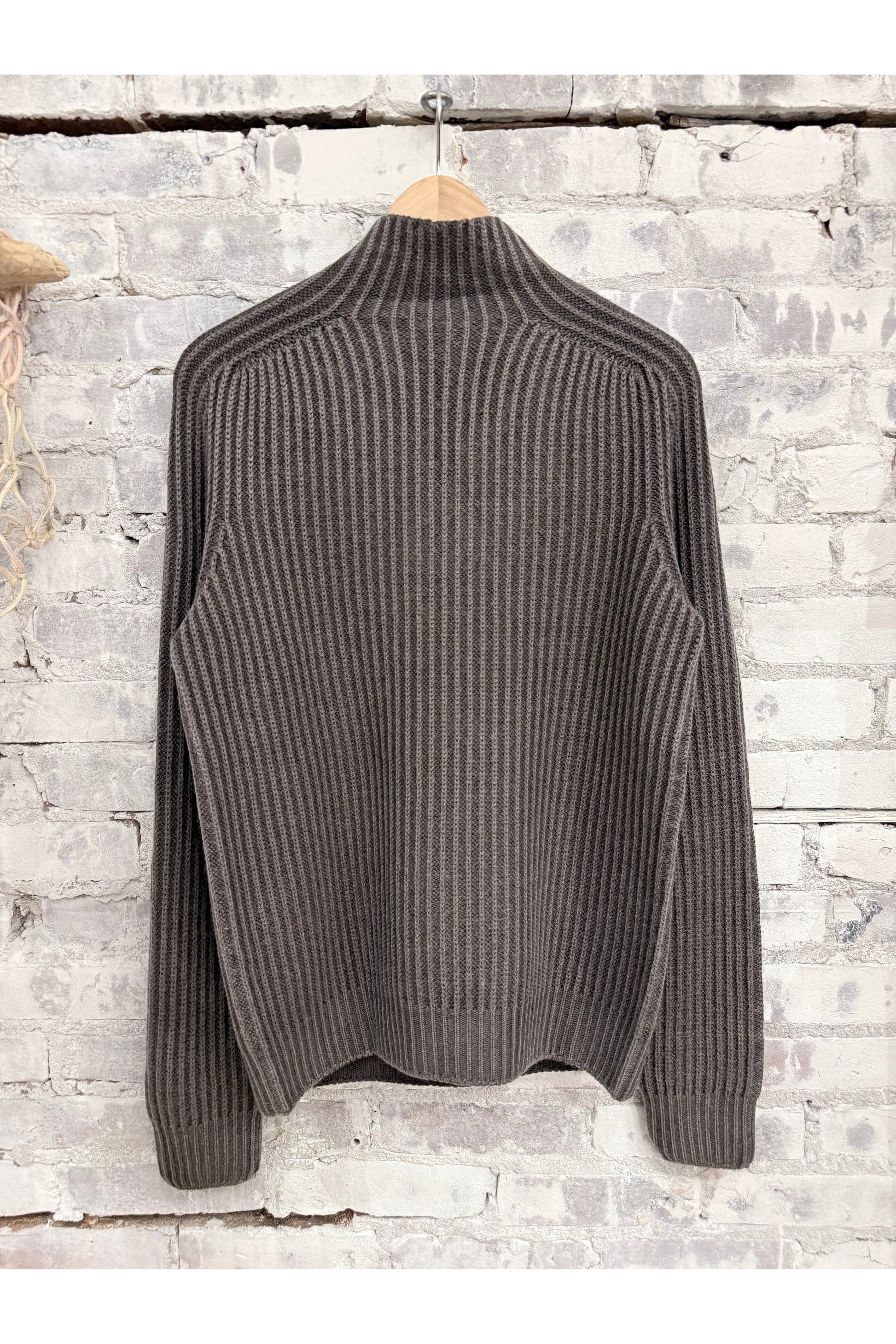 Foggy Mock Jumper - Taupe - DUNE + SALT