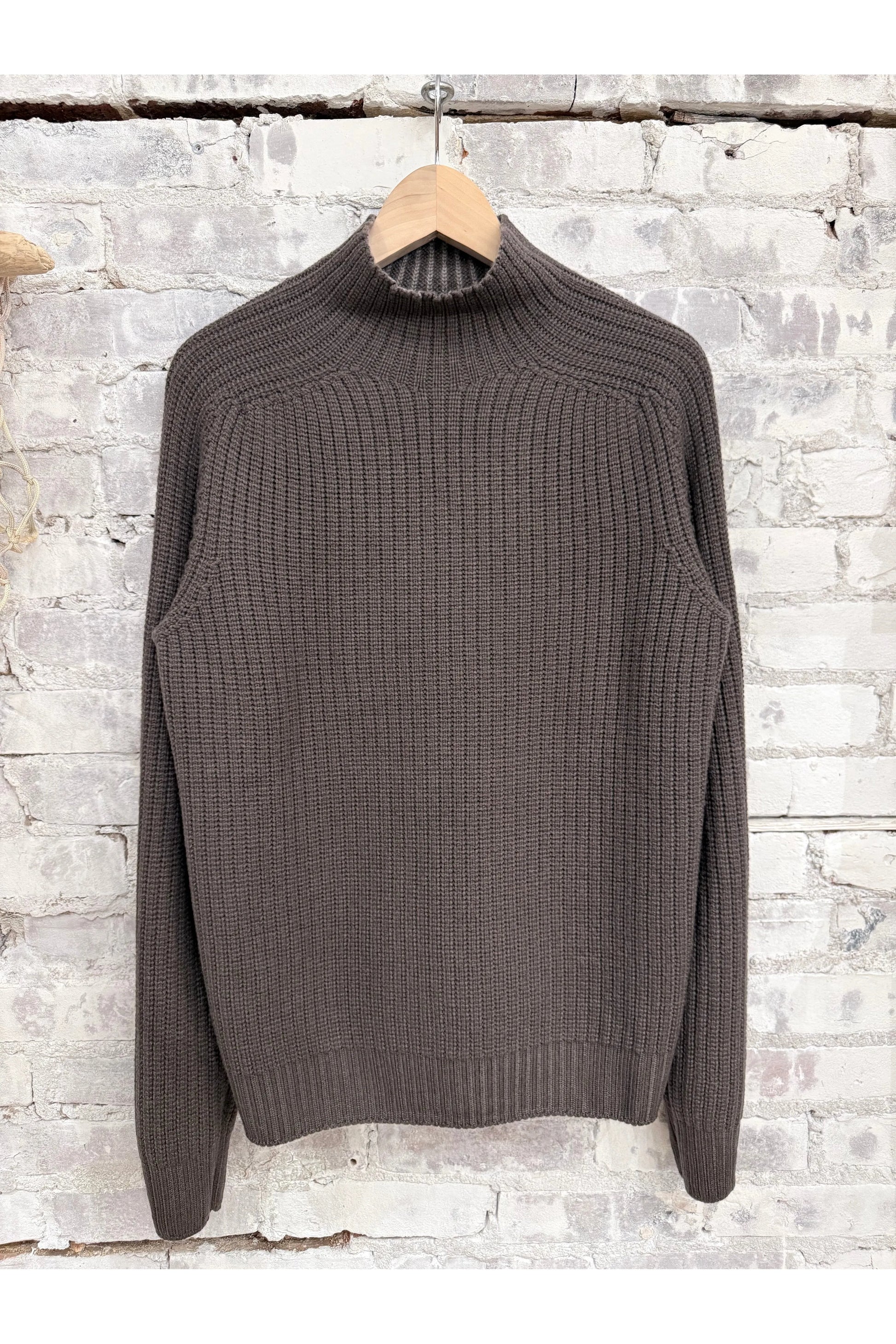 Foggy Mock Jumper - Taupe - DUNE + SALT