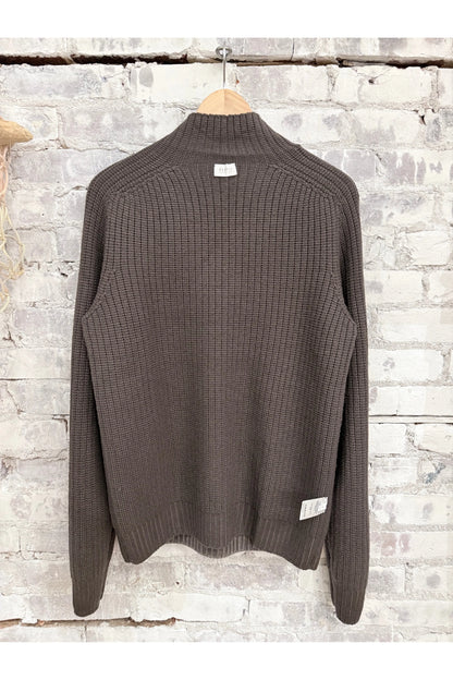 Foggy Mock Jumper - Taupe - DUNE + SALT