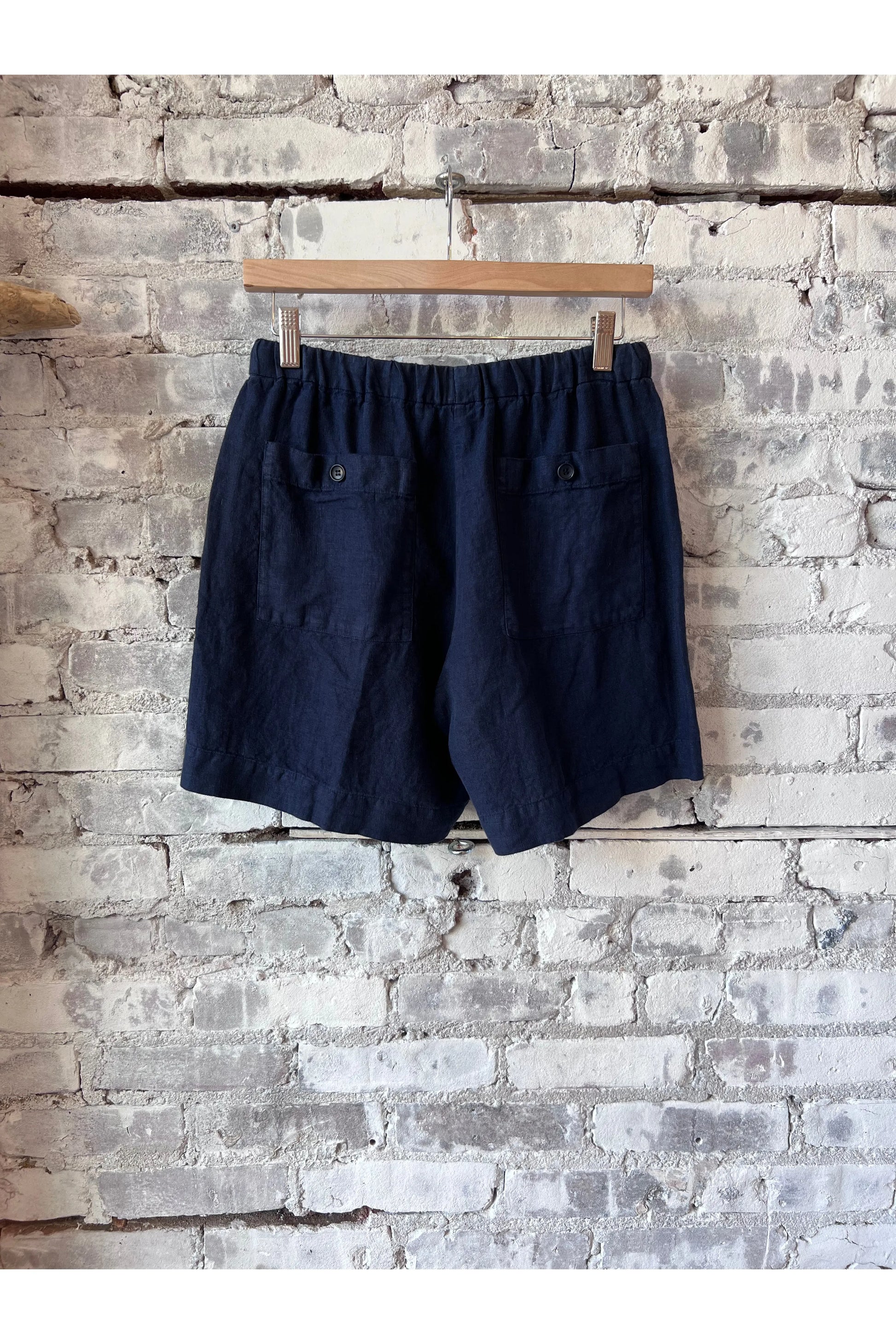 Soko Linen Short - Midnight - DUNE + SALT