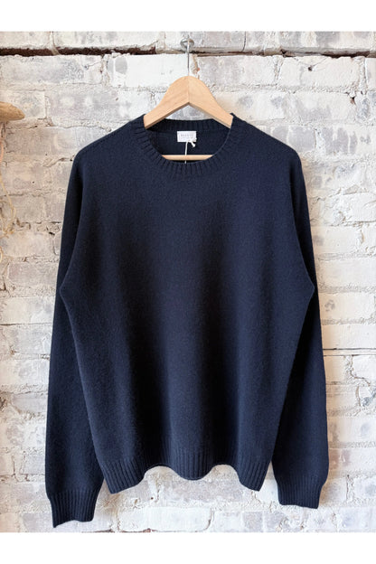 Extreme Cashmere Crew Sweater - Navy - DUNE + SALT