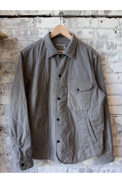 Flight Quilted Shirt Jacket - Mocha - DUNE + SALT