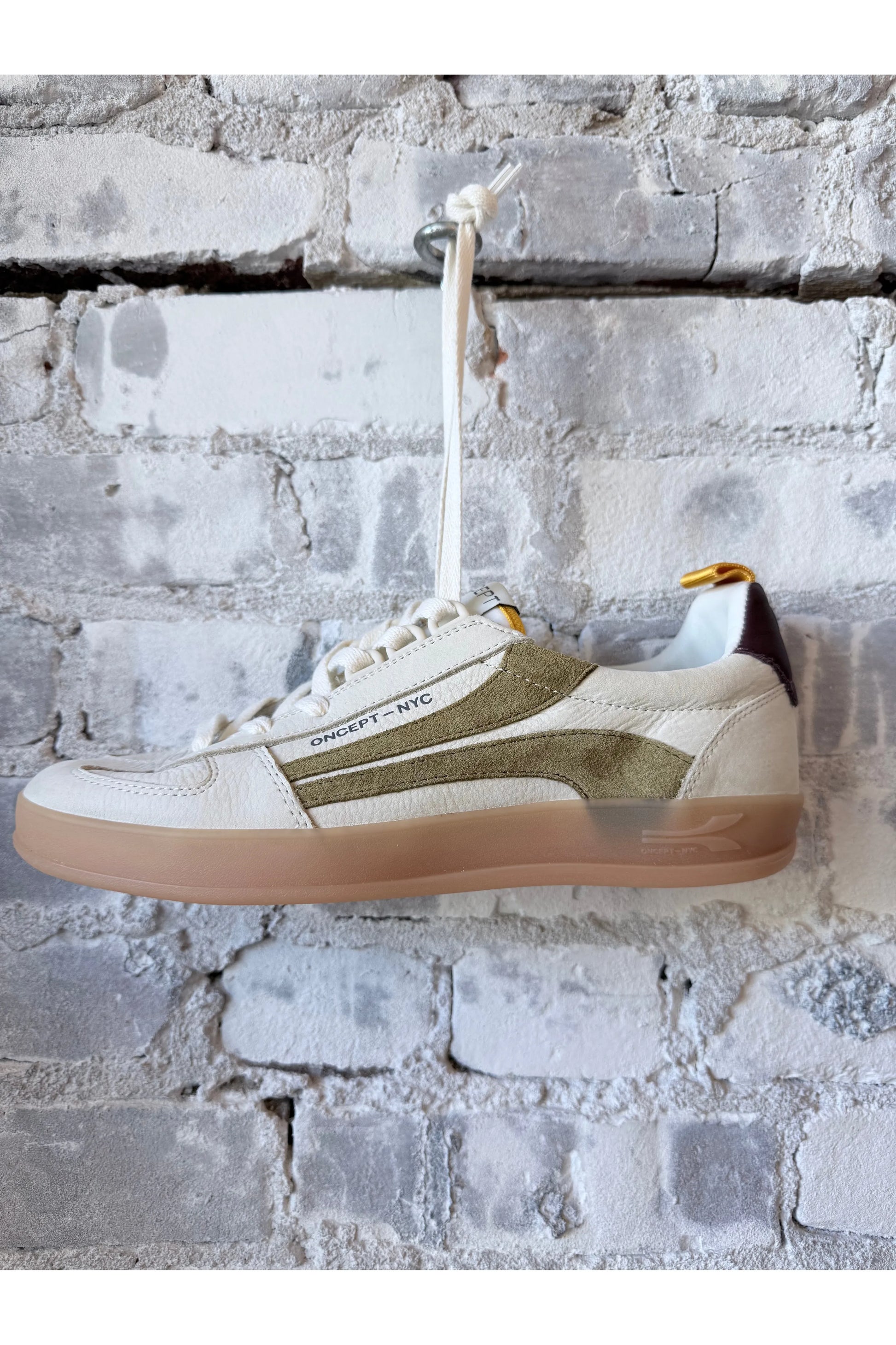 Fez Court Sneaker - Ivory/Gum - DUNE + SALT