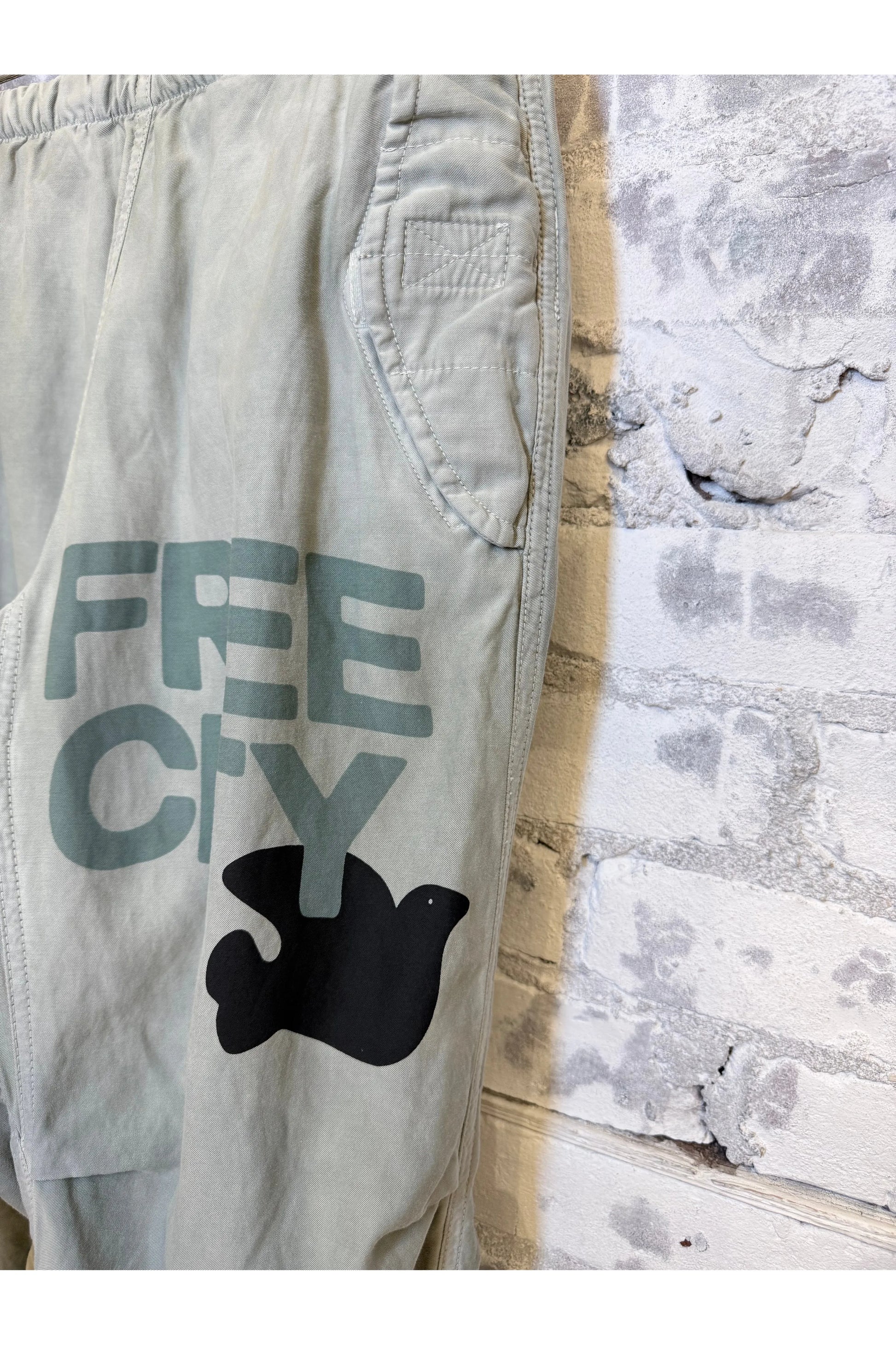 FLAP/SNAP FREECITY MATTE/SATIN AIRJUMP Pant - Silver rock - DUNE + SALT