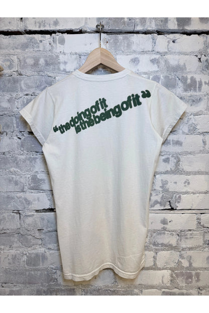 FREECITY "the doing of it is the being of it" SUPERVINTAGE Shortsleeve Tee - Laundry Whites - DUNE + SALT