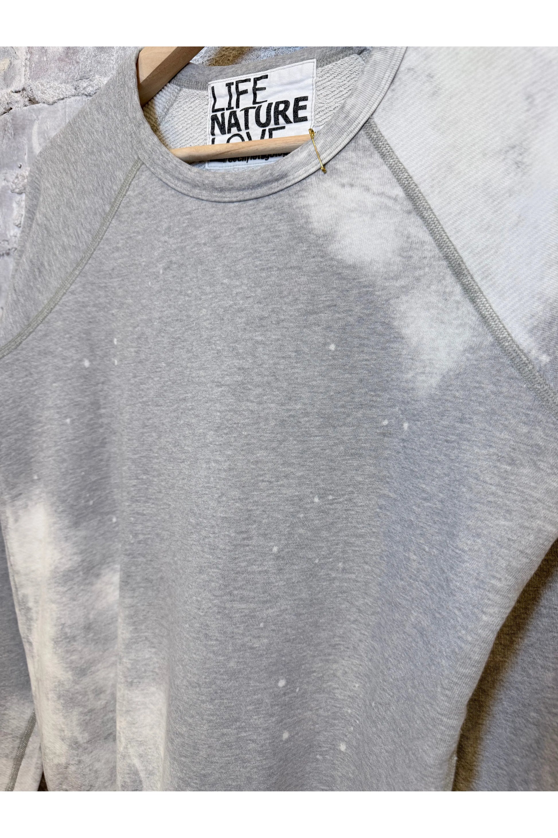 ARTISTSWANTED HEATHERYUMM BLEACHOUTR Raglan - Heather Bleachout - DUNE + SALT