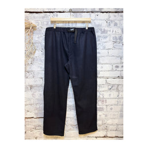 N.O.UN Felted Wool Trouser - Navy Twill