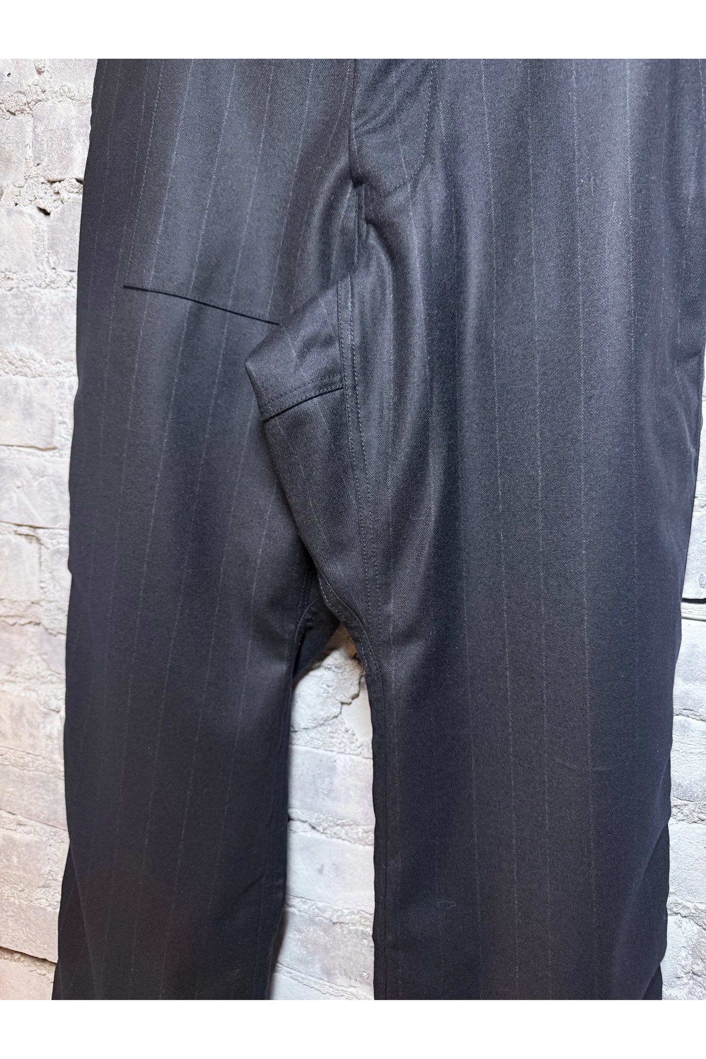 FAVOLAMOVE CASHMERE BLEND FRENCH SAILOR PANT - Deeply Navy