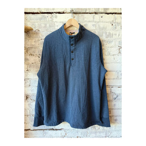 Superfleece Mock - Navy Heather