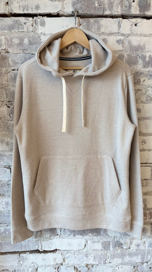 Justin Cashmist Hoodie - Taupe Grey Heather - DUNE + SALT