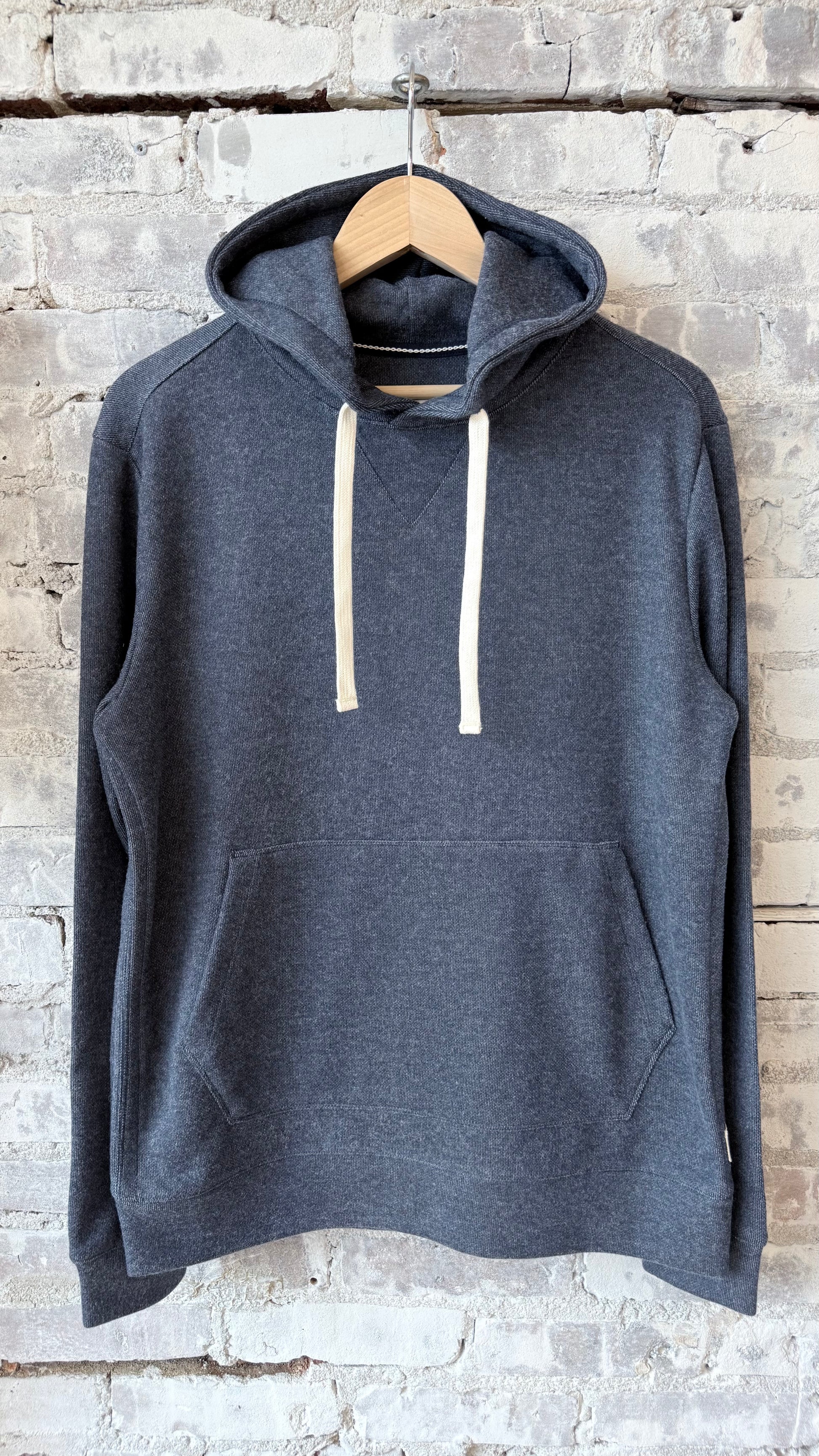 Justin Cashmist Hoodie - Navy Heather - DUNE + SALT