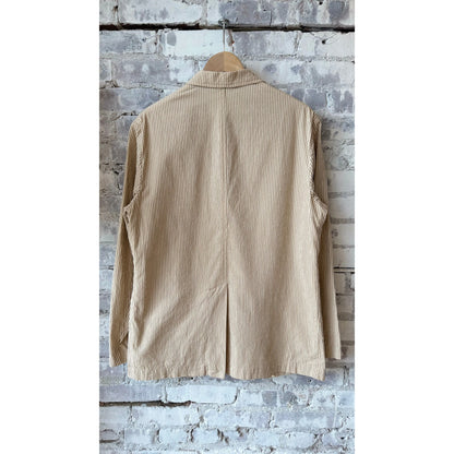 Brest Unlined Blazer - Sand/White Stripe - DUNE + SALT