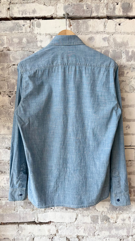 Kodiak Work Shirt - Stone Washed Chambray - DUNE + SALT
