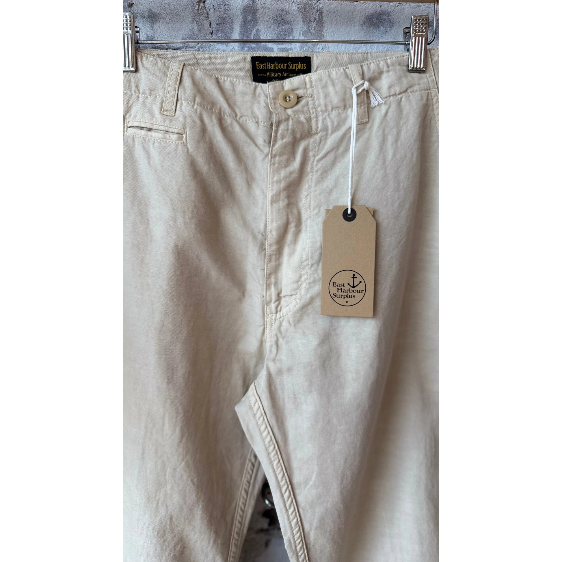 Axel Cotton Linen Chino Pant - Sand - DUNE + SALT