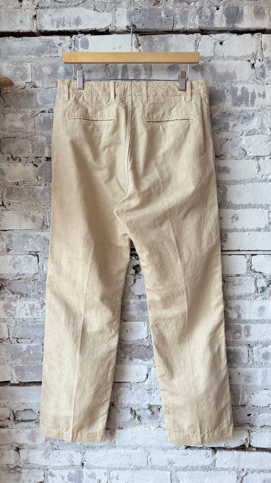 Axel Cotton Linen Chino Pant - Sand - DUNE + SALT