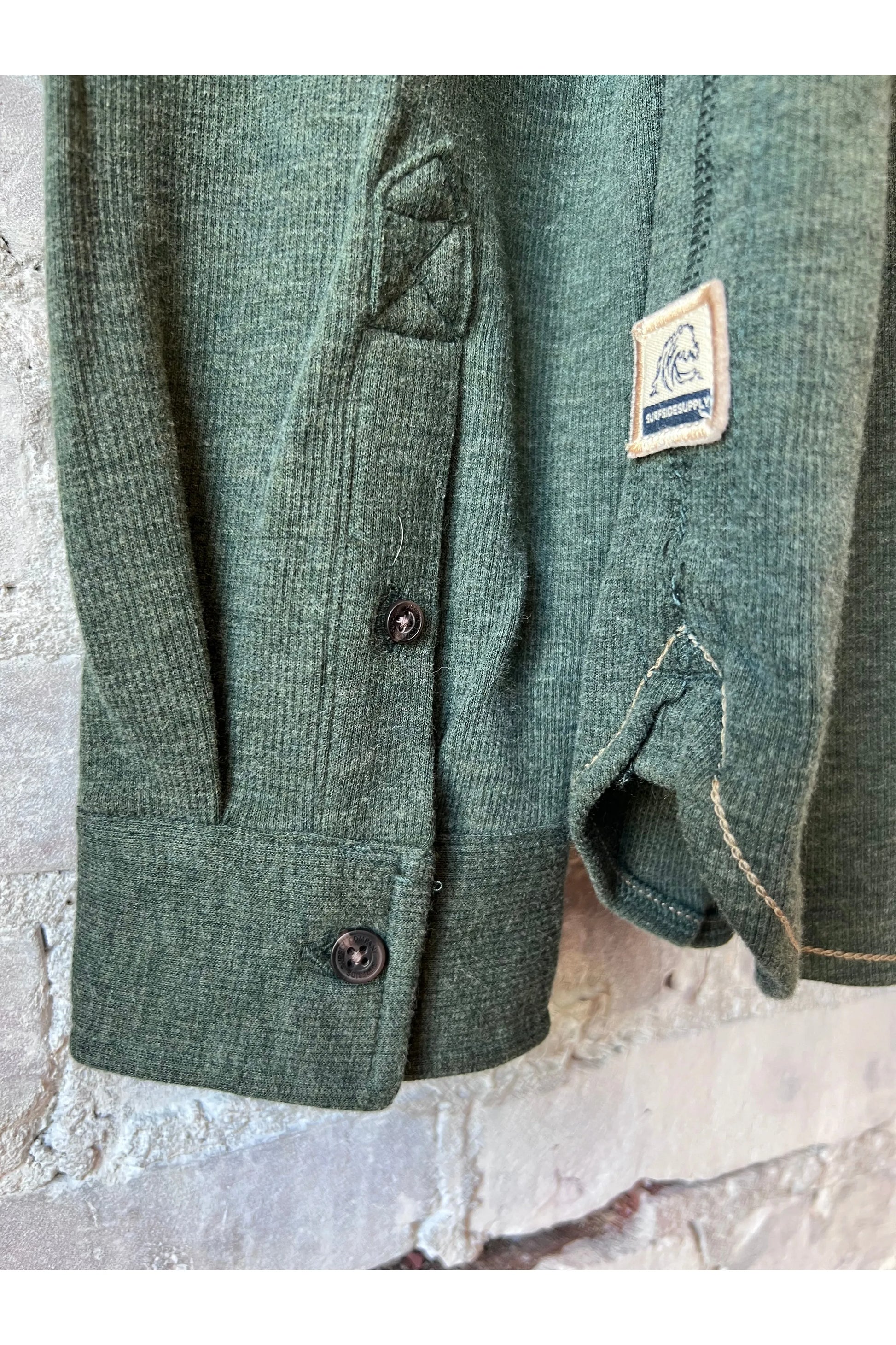 Rex Soft Knit Shirt - Green Heather - DUNE + SALT