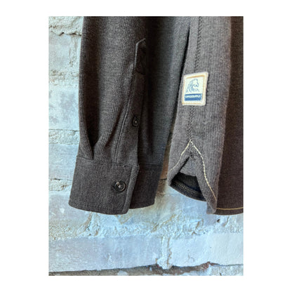 Rex Soft Knit Shirt - Dark Brown Heather - DUNE + SALT