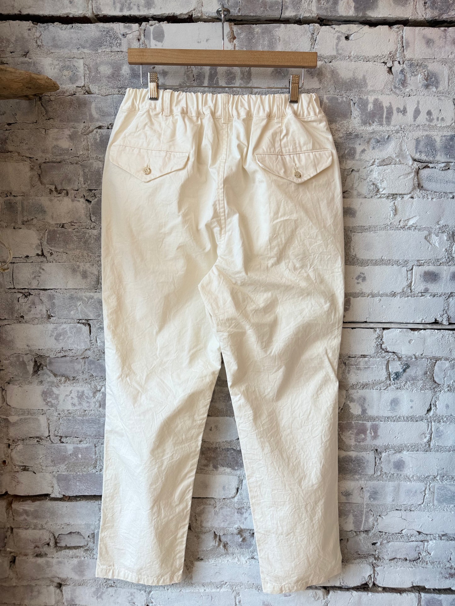 Tapered Chino Cloth Pant - Off-White - DUNE + SALT