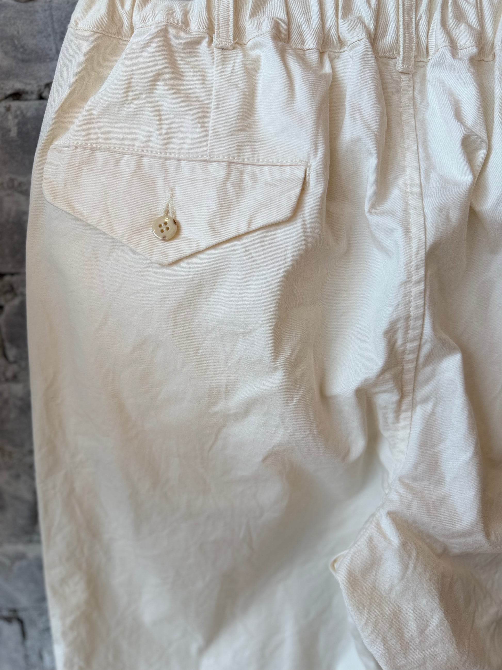 Tapered Chino Cloth Pant - Off-White - DUNE + SALT