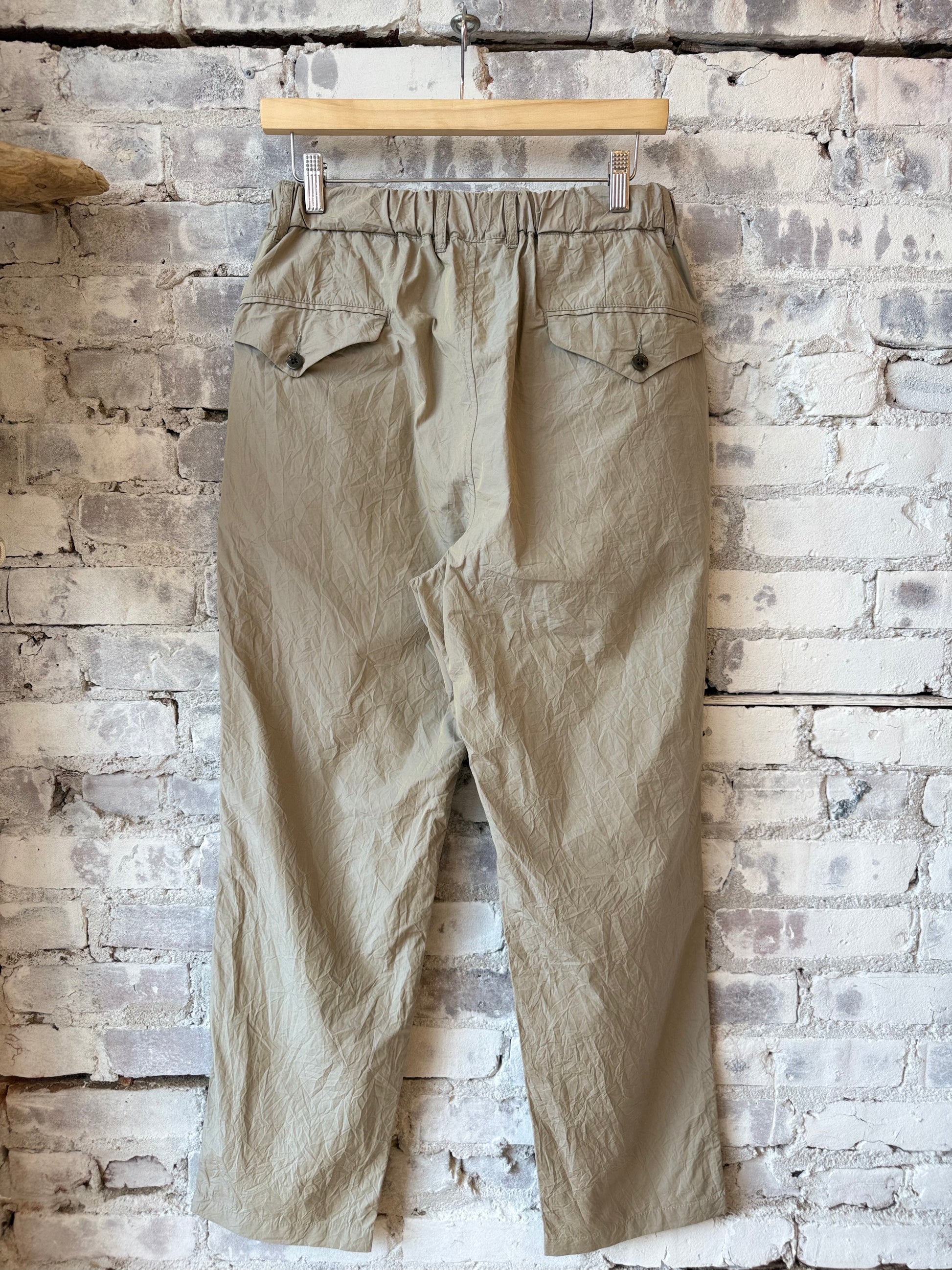 Tapered Crinkle Typewriter Easy Pant - Tan - DUNE + SALT