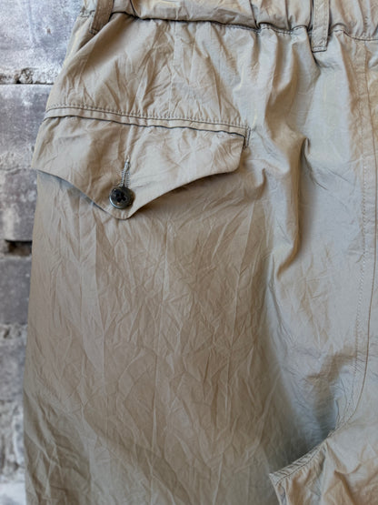 Tapered Crinkle Typewriter Easy Pant - Tan - DUNE + SALT