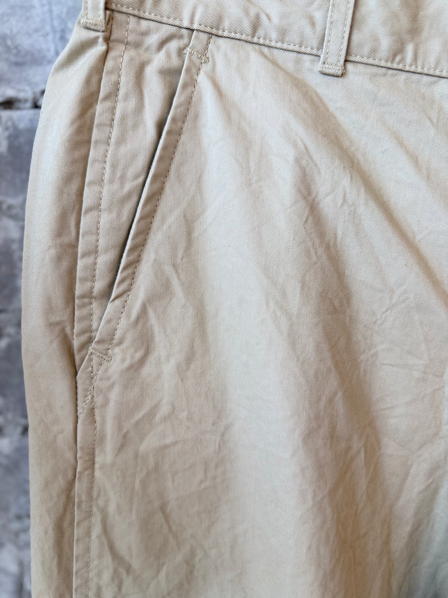 Tapered Chino Cloth Pant - Beige - DUNE + SALT