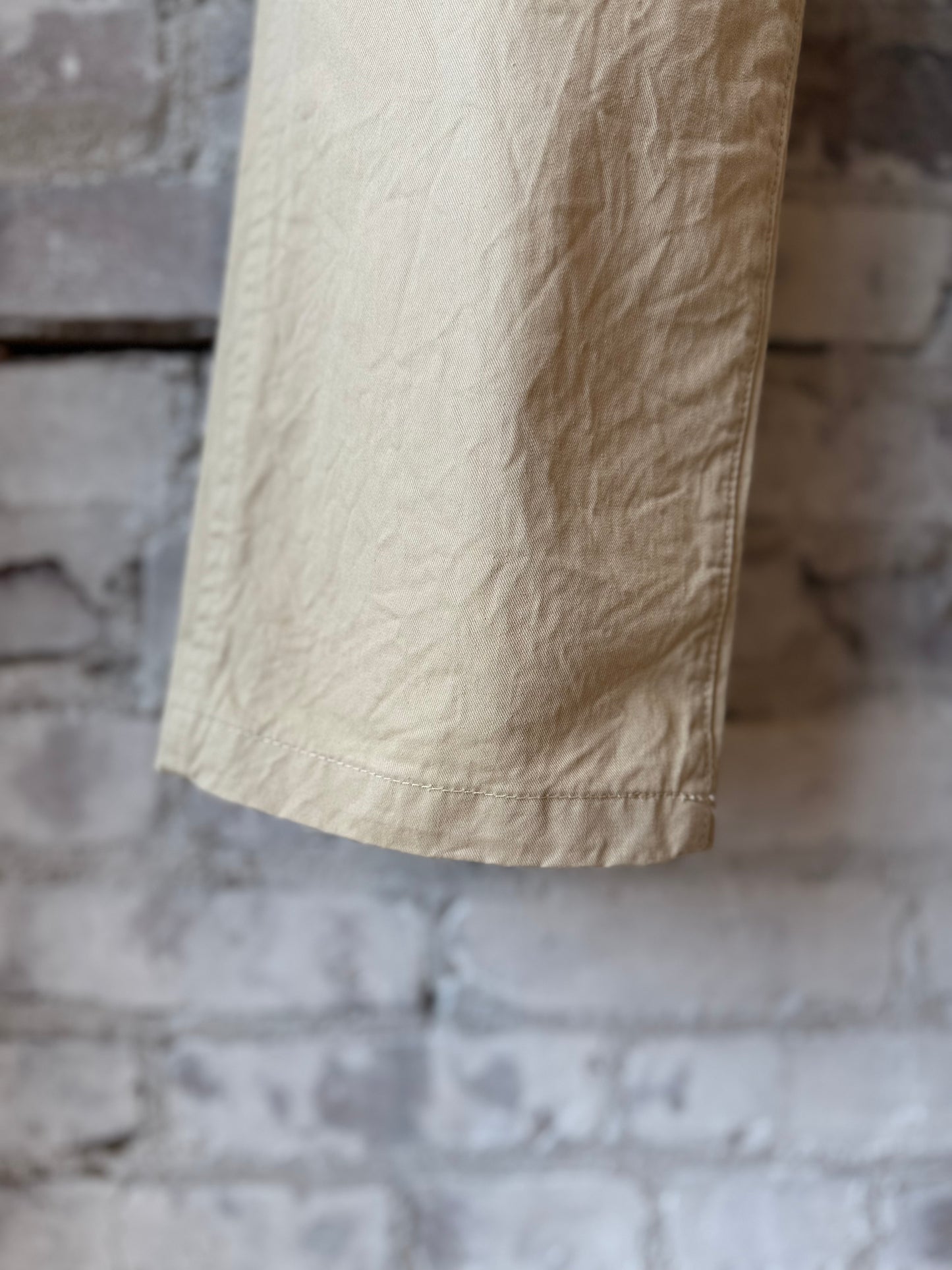 Tapered Chino Cloth Pant - Beige - DUNE + SALT