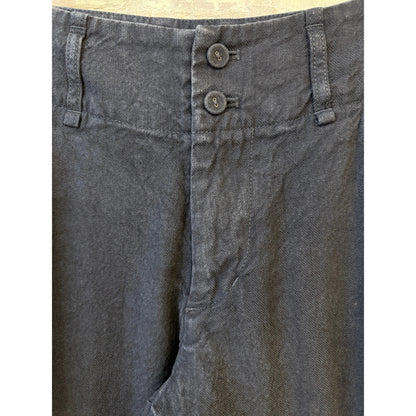 Linen Cotton Soft Twill Pant - Navy - DUNE + SALT