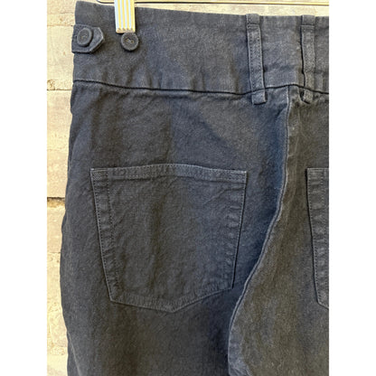 Linen Cotton Soft Twill Pant - Navy - DUNE + SALT