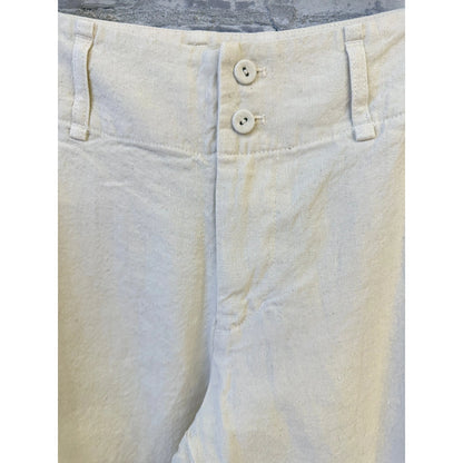 Linen Cotton Soft Twill Pant - Ivory - DUNE + SALT