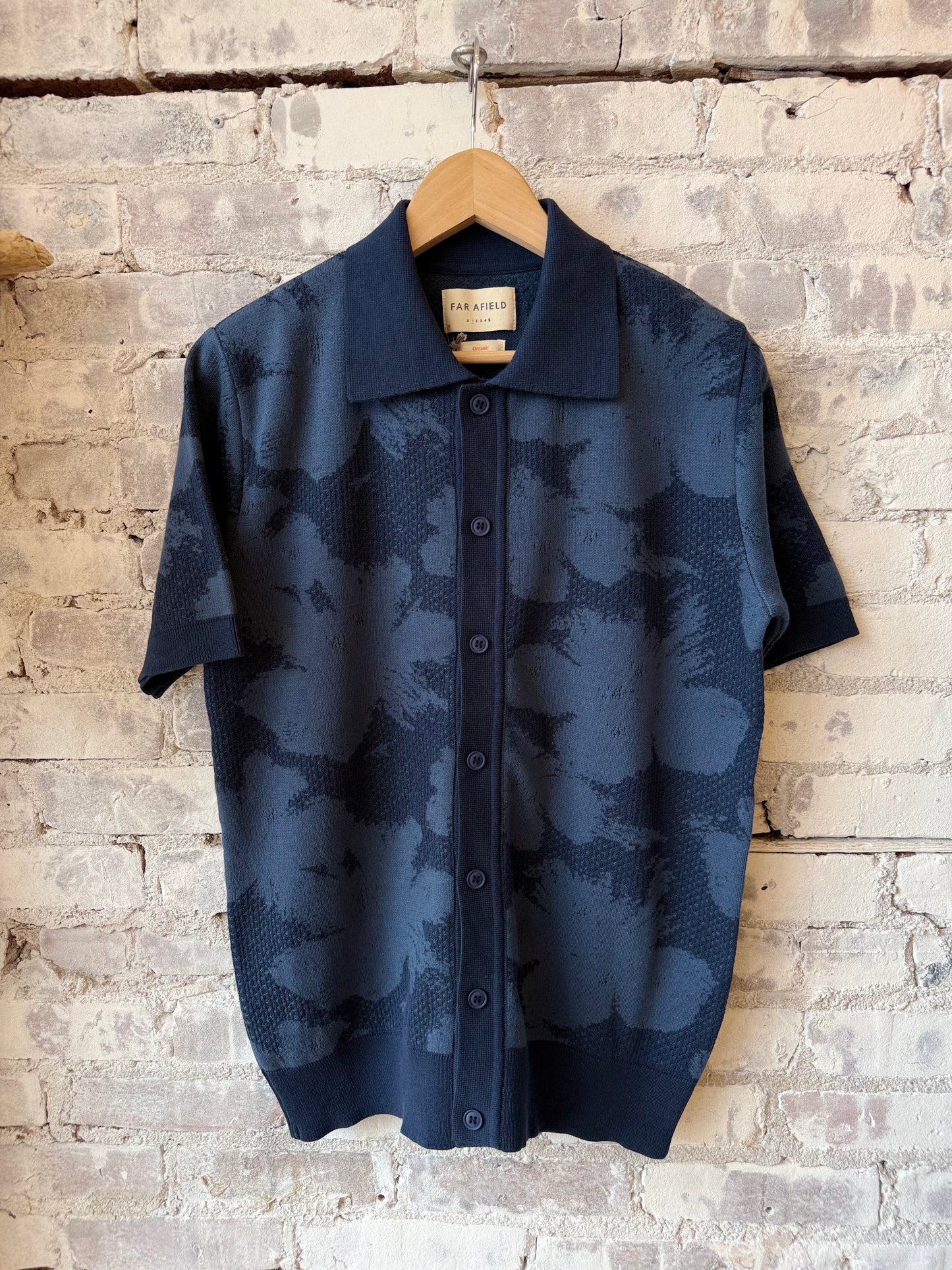 Zig Knitted Shirt - Pixel Floral - DUNE + SALT