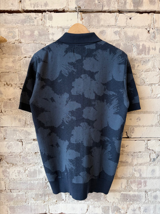 Zig Knitted Shirt - Pixel Floral - DUNE + SALT