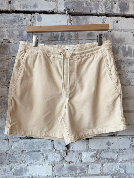 Gregor Lyocell Blend Shorts - Ivory - DUNE + SALT