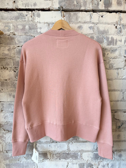 Loopback Cotton Tencel Cardigan - Dusty Pink - DUNE + SALT