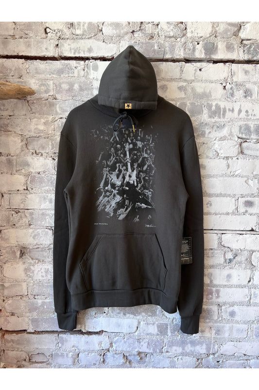 "Bruce Crowd" Pullover Hood - Faded Black - DUNE + SALT