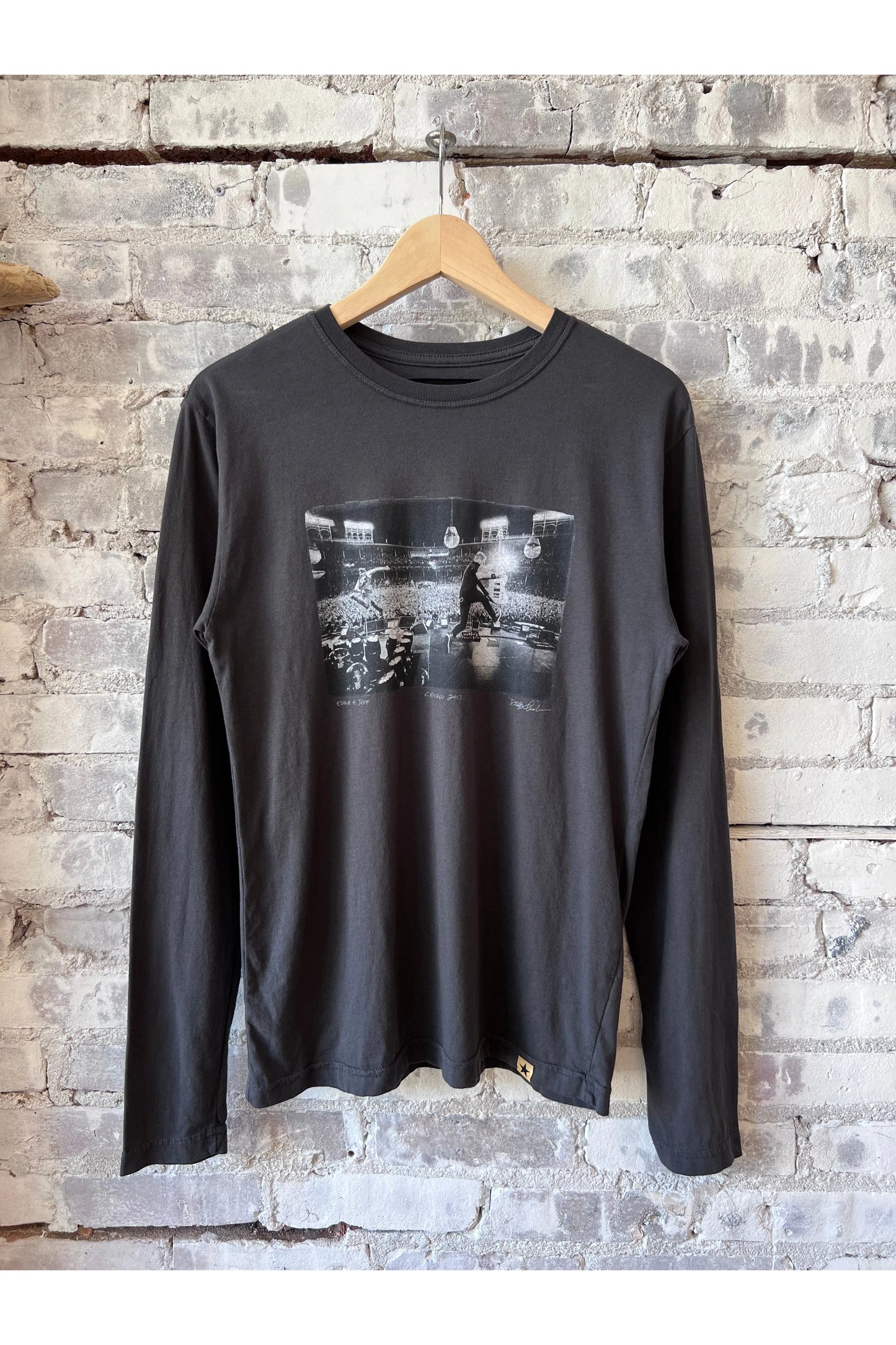 "Eddie and Jeff" LS Tee - Faded Black - DUNE + SALT