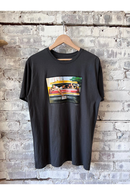 "Green Day Car" SS Tee - Faded Black - DUNE + SALT