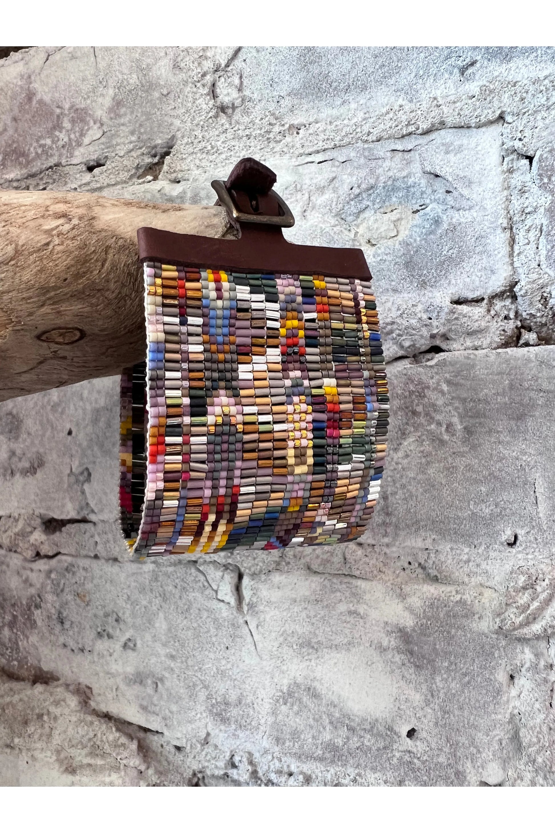 JR34 Patchwork Cuff - DUNE + SALT