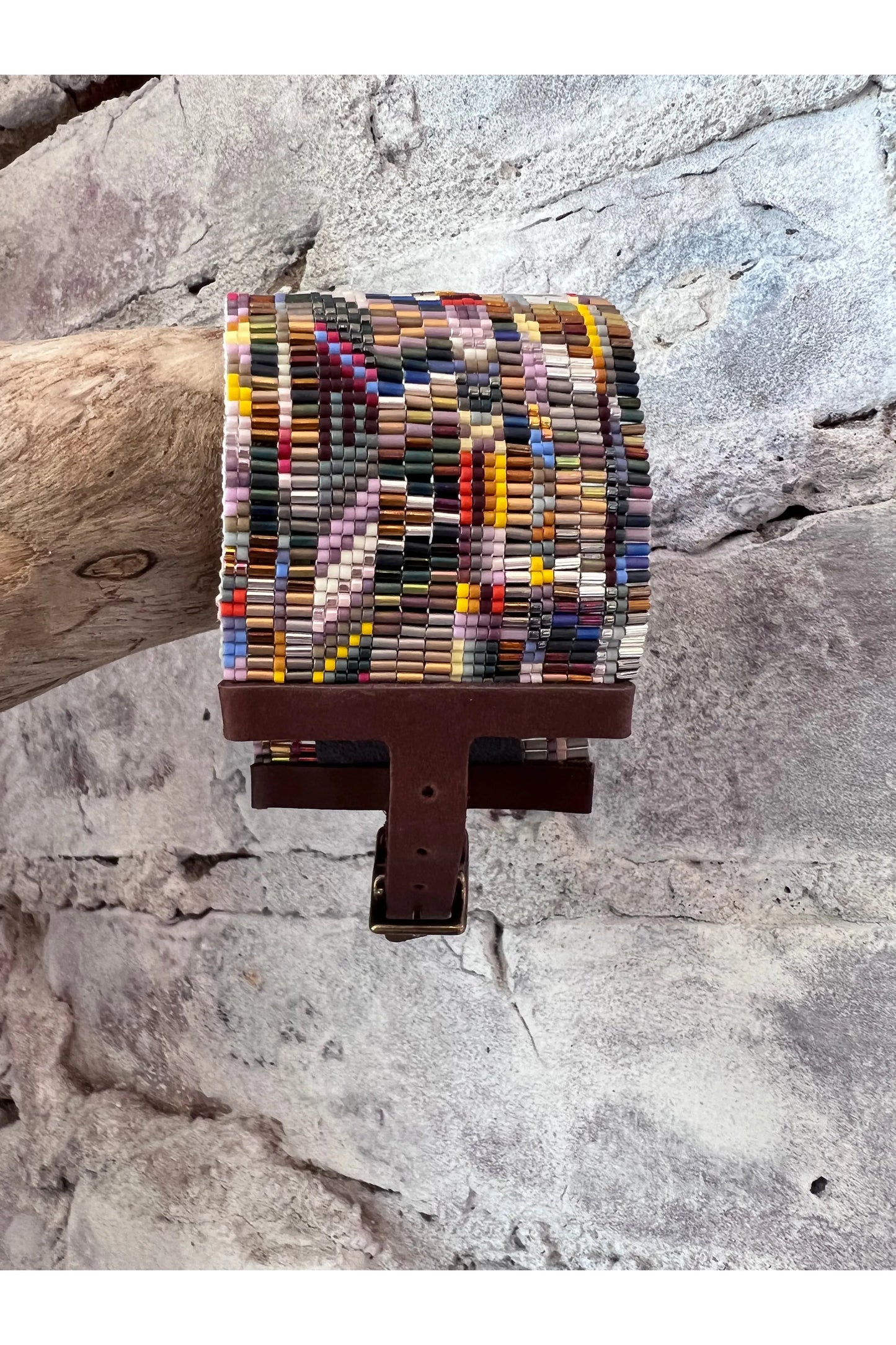 JR34 Patchwork Cuff - DUNE + SALT