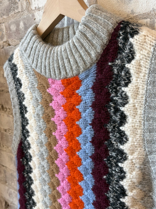 Women's Carla Vest by ELEVEN SIX in multi colors, featuring a stylish, sleeveless design with a comfortable fit.
