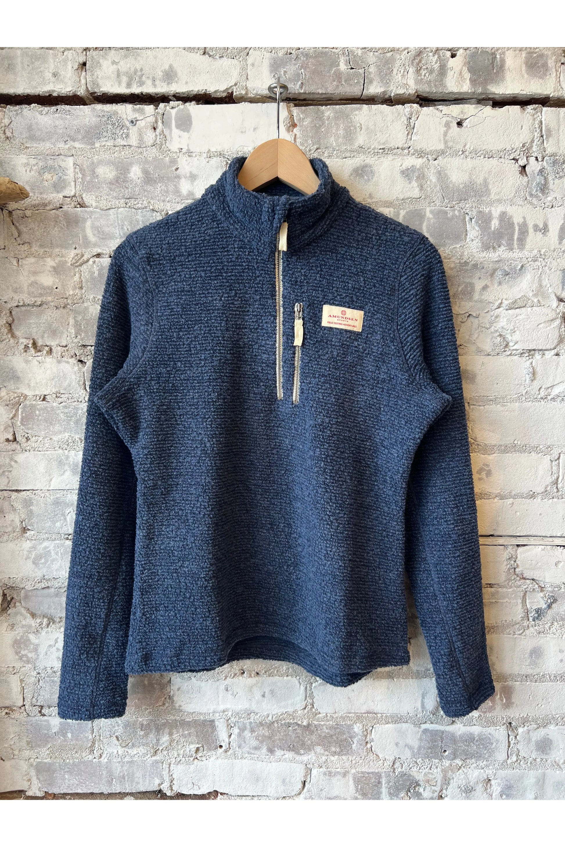Women's Hut Half Zip - Faded Navy - DUNE + SALT