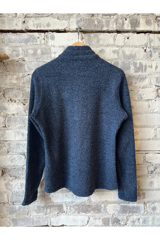Women's Hut Half Zip - Faded Navy - DUNE + SALT