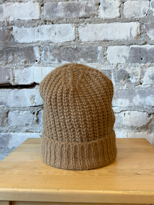 ELEVEN SIX women's Sophia Hat in rich camel brown with a soft, textured finish