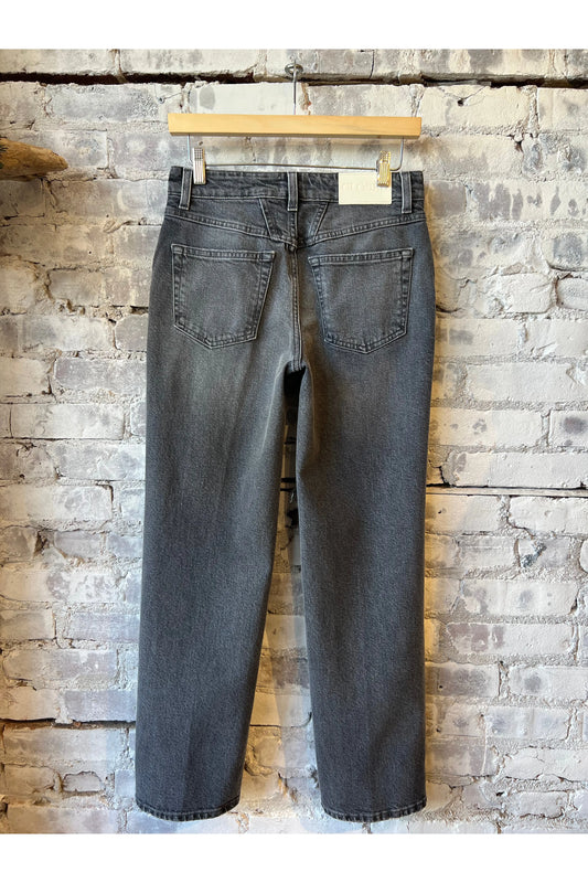 Milo Comfort Stretch Straight Jean - Mid Grey - DUNE + SALT