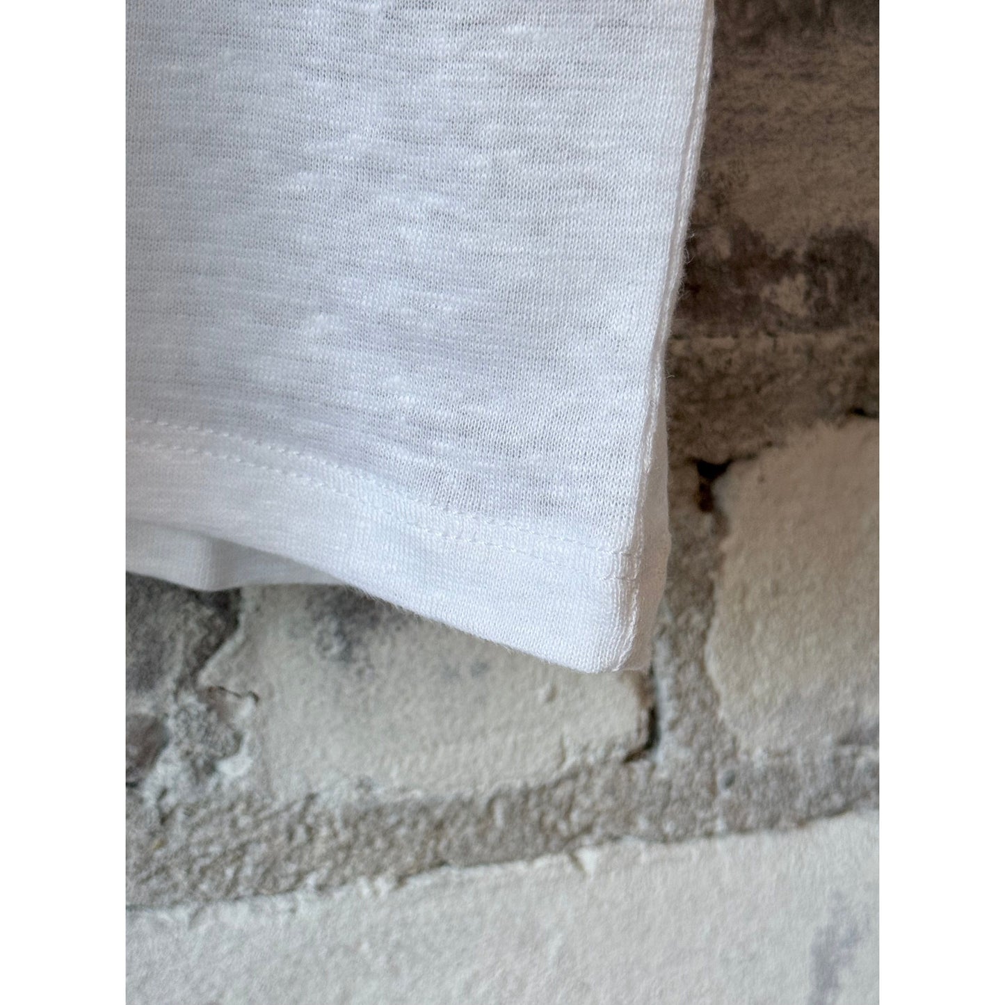 Majestic Filatures Stretch Linen SS Crewneck - Blanc Gray
