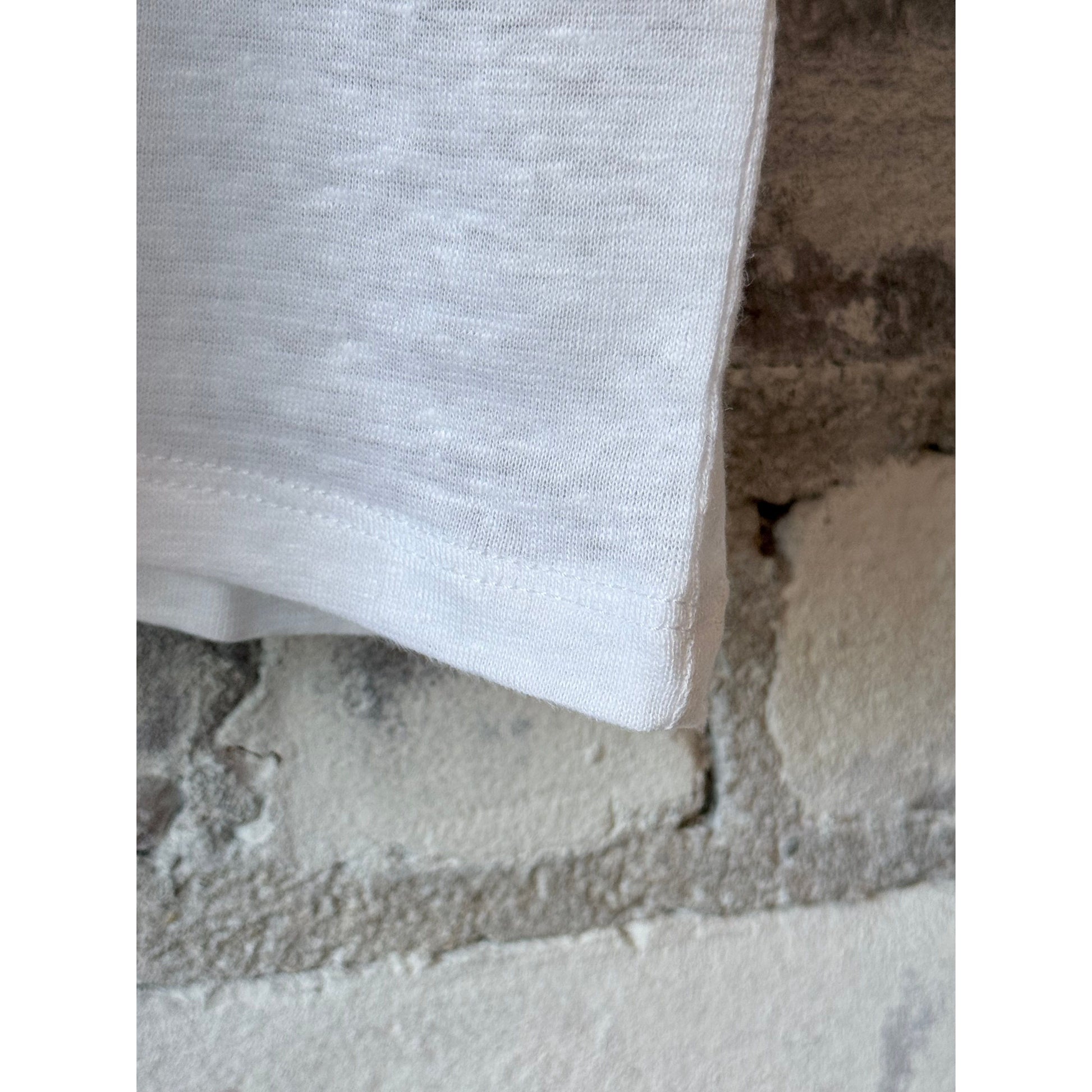 Majestic Filatures Stretch Linen SS Crewneck - Blanc Gray