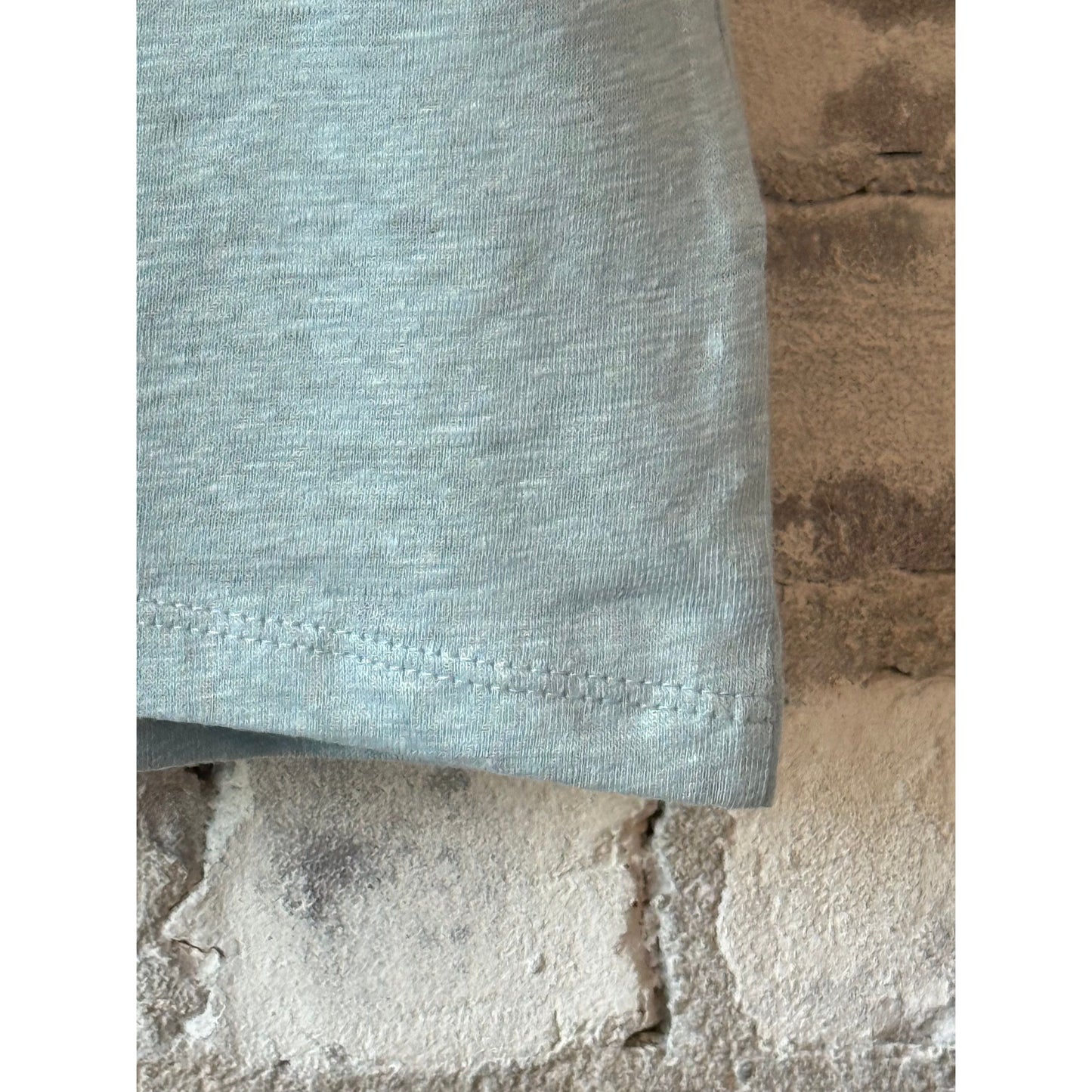 Majestic Filatures Stretch Linen SS Crewneck - Bleu Calanques Dark Gray