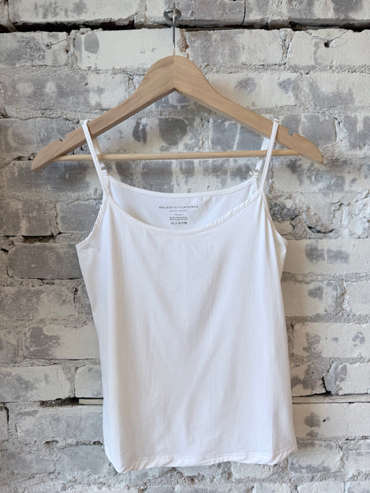 Jersey Stretch Cami - Blanc