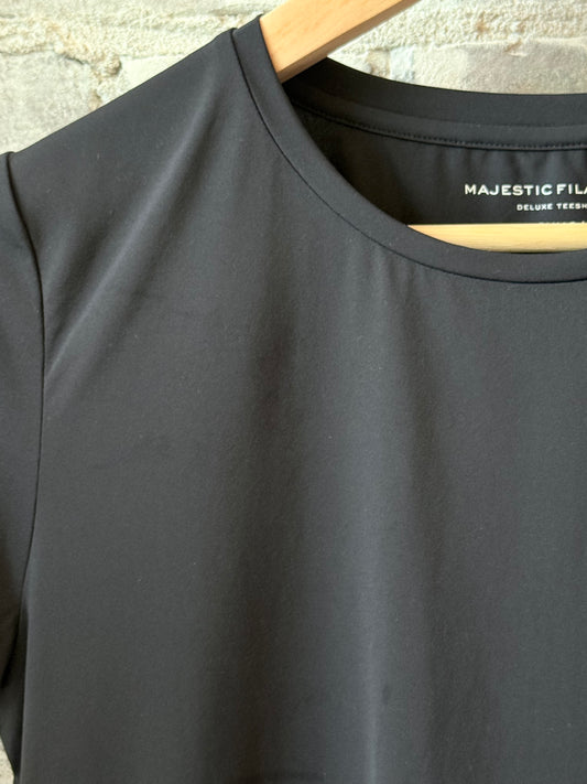 Jersey Stretch SS Crewneck - Noir